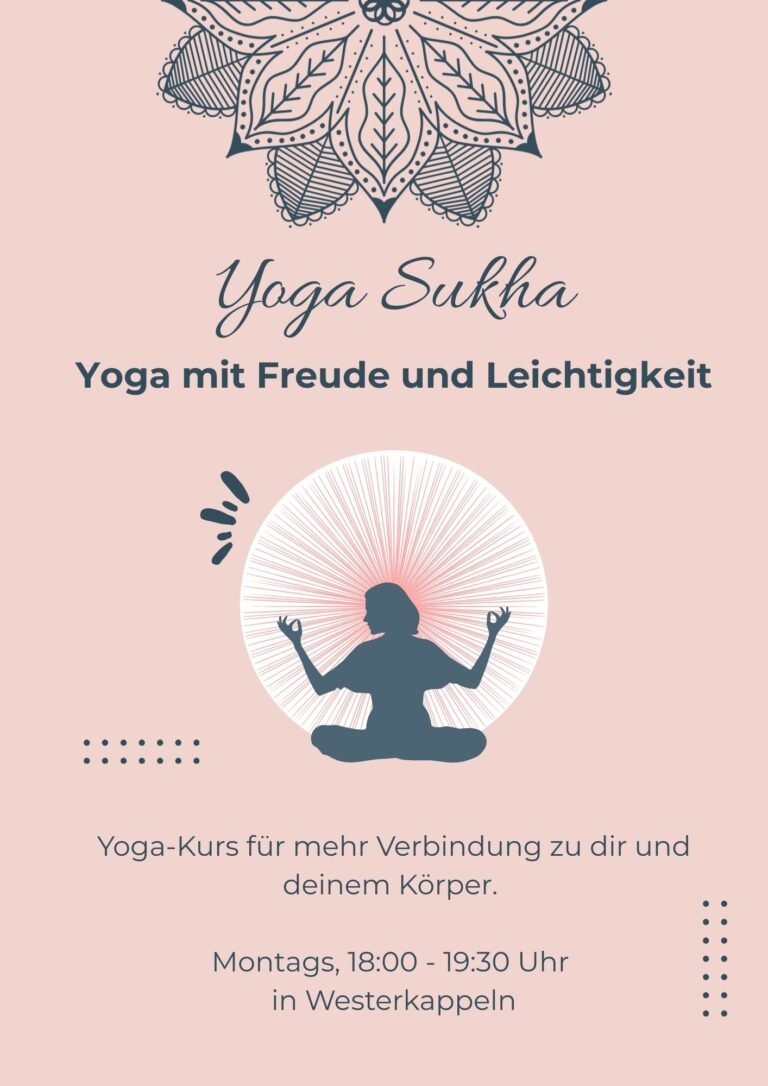 Flyer für Yoga Kurs